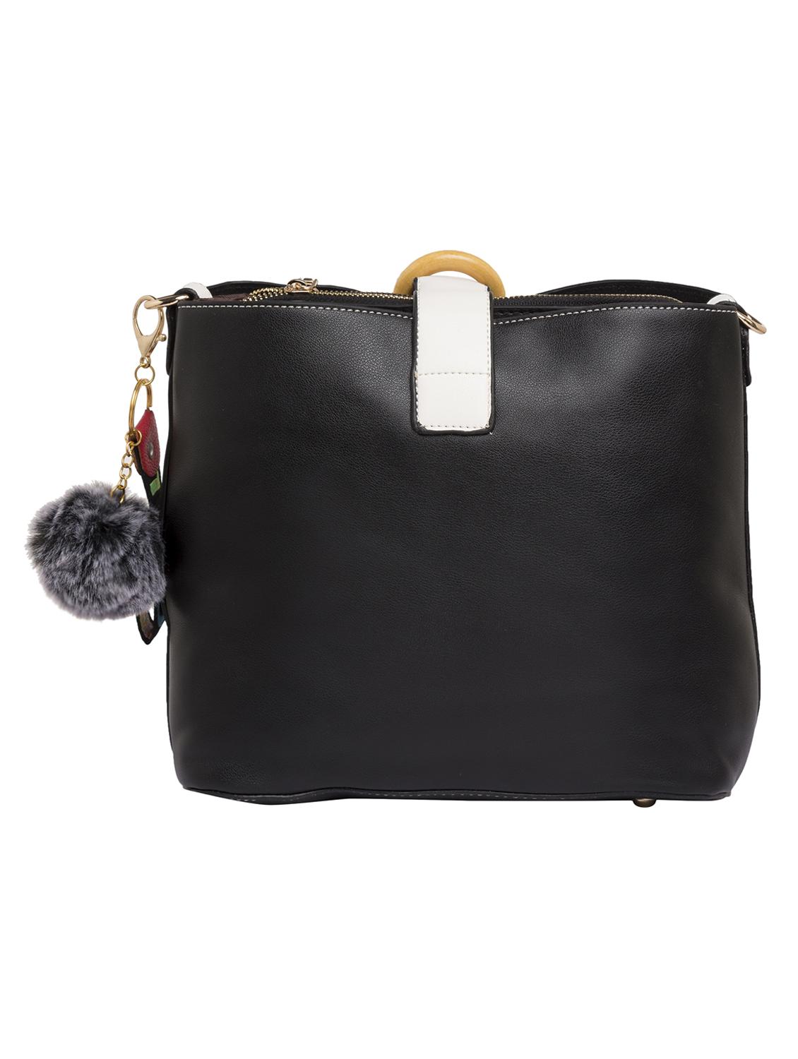 white leatherette (pu) regular sling bag - 15392909 - Zoom Image - 2