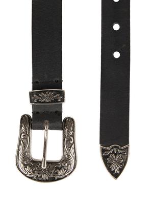 aditi wasan black leather belt - 15393440 - Standard Image - 4