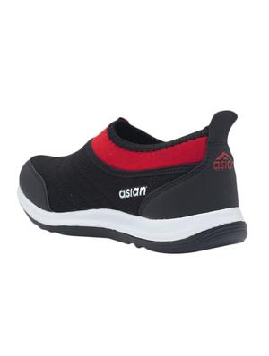 black mesh slip on sport shoe - 15394018 - Standard Image - 3