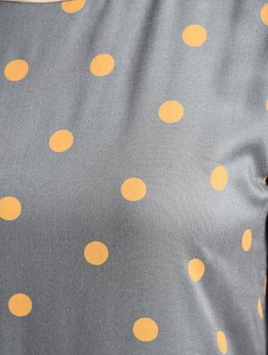 polka dotted gathered detail dress - 15396221 - Standard Image - 5