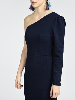 single shoulder sheath dress - 15396225 - Standard Image - 2