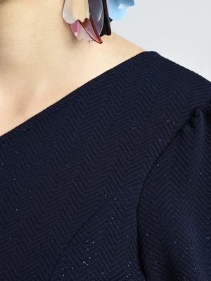 single shoulder sheath dress - 15396225 - Standard Image - 5