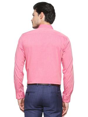 pink cotton formal shirt - 15396795 - Standard Image - 2