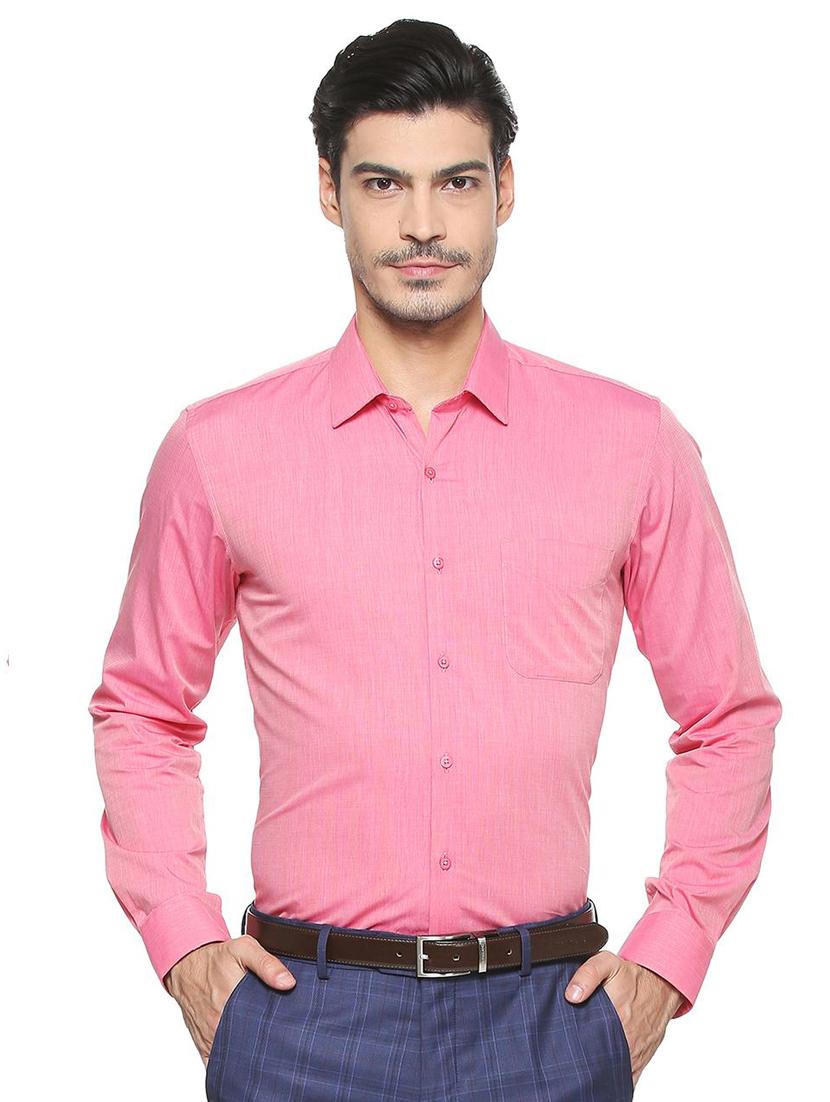 pink cotton formal shirt - 15396795 - Zoom Image - 1