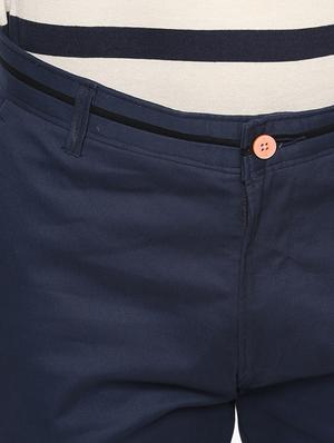 navy blue cotton chinos - 15397275 - Standard Image - 4
