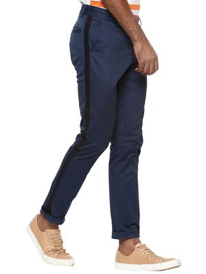 navy blue cotton chinos - 15397277 - Standard Image - 2