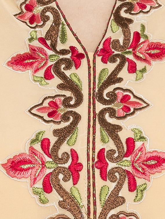 embroidered kalidaar suit set - 15397587 - Zoom Image - 4