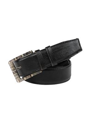 black leatherette belt - 15398230 - Standard Image - 1