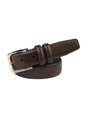 brown leatherette belt - 15398239 - Standard Image - 1