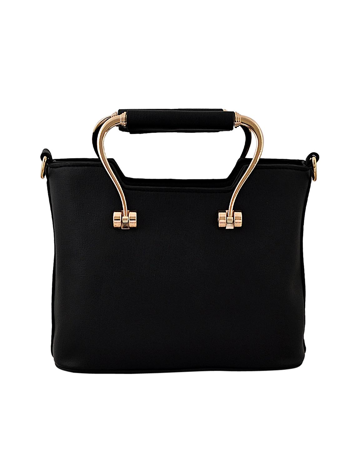 black leatherette (pu) regular sling bag - 15398875 - Zoom Image - 2