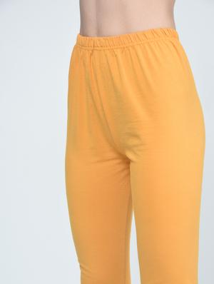full length solid legging - 15399025 - Standard Image - 4