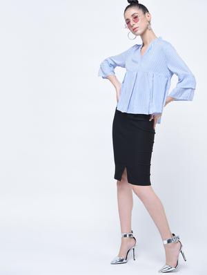 high waist pencil skirt - 15399047 - Standard Image - 3