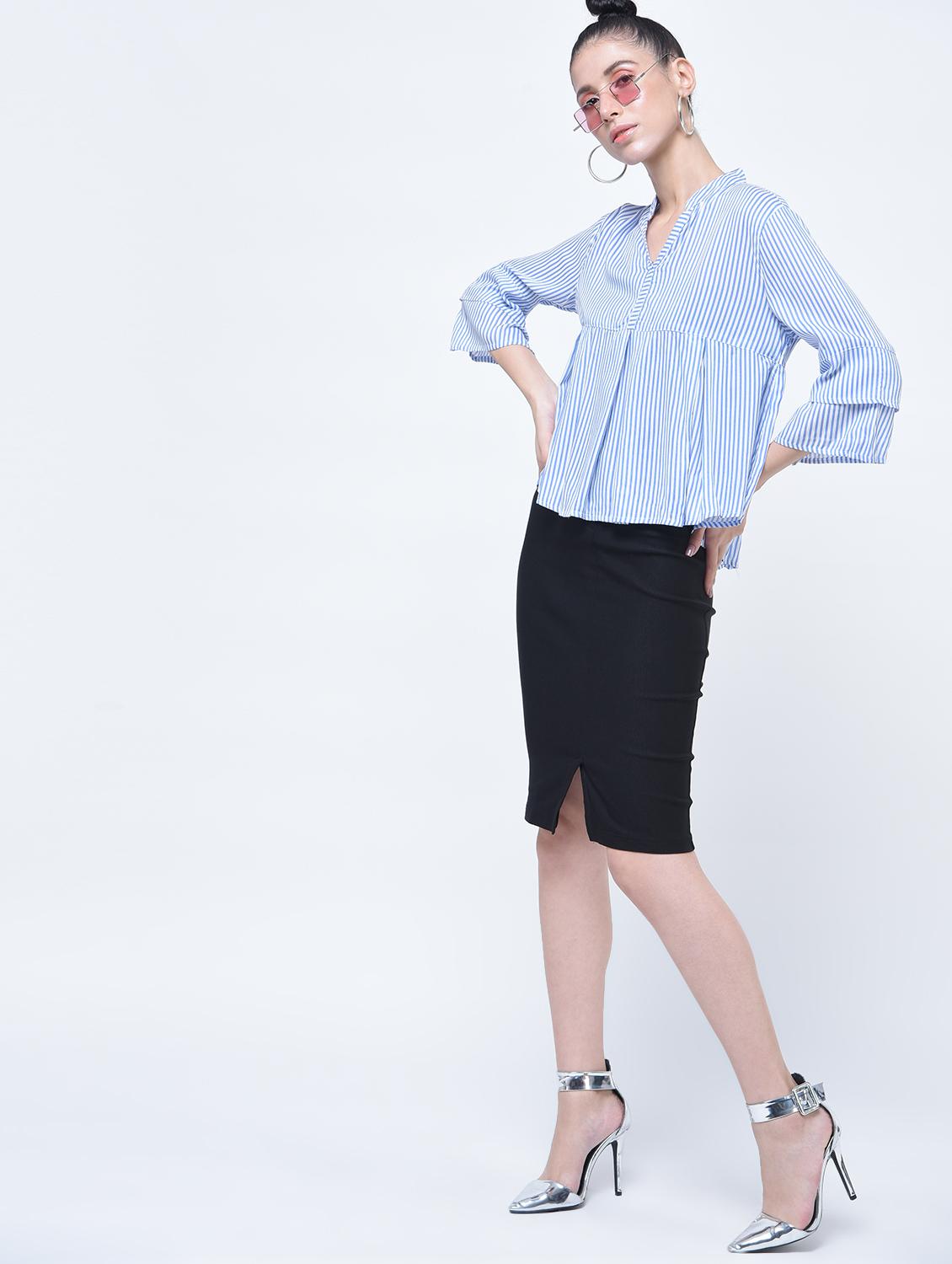 high waist pencil skirt - 15399047 - Zoom Image - 3