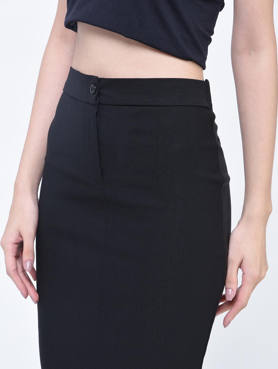high waist pencil skirt - 15399047 - Zoom Image - 4