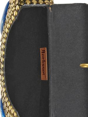 gold metal box clutch - 15399324 - Standard Image - 3