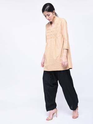 solid regular salwar - 15399474 - Standard Image - 4