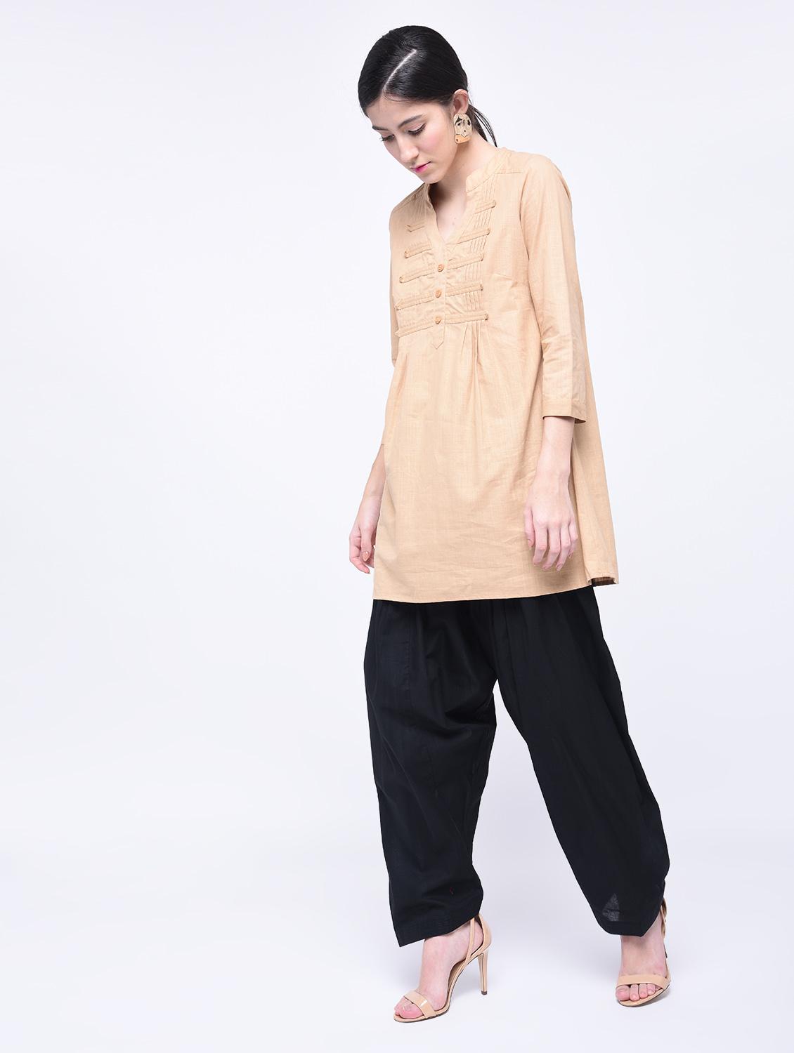 solid regular salwar - 15399474 - Zoom Image - 4