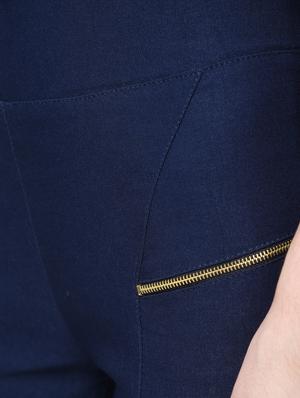 high waist zipper detail jegging - 15399485 - Standard Image - 5