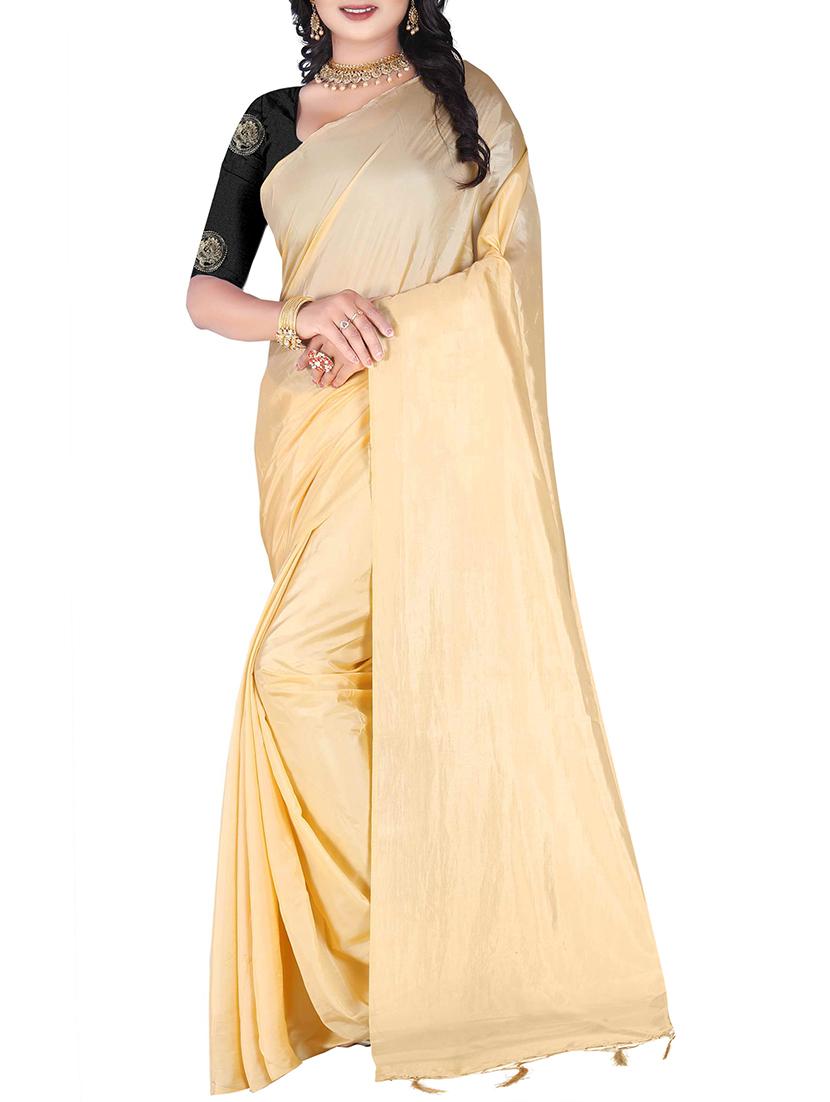 pastel mysore silk saree with tassels with blouse - 15400041 - Zoom Image - 1