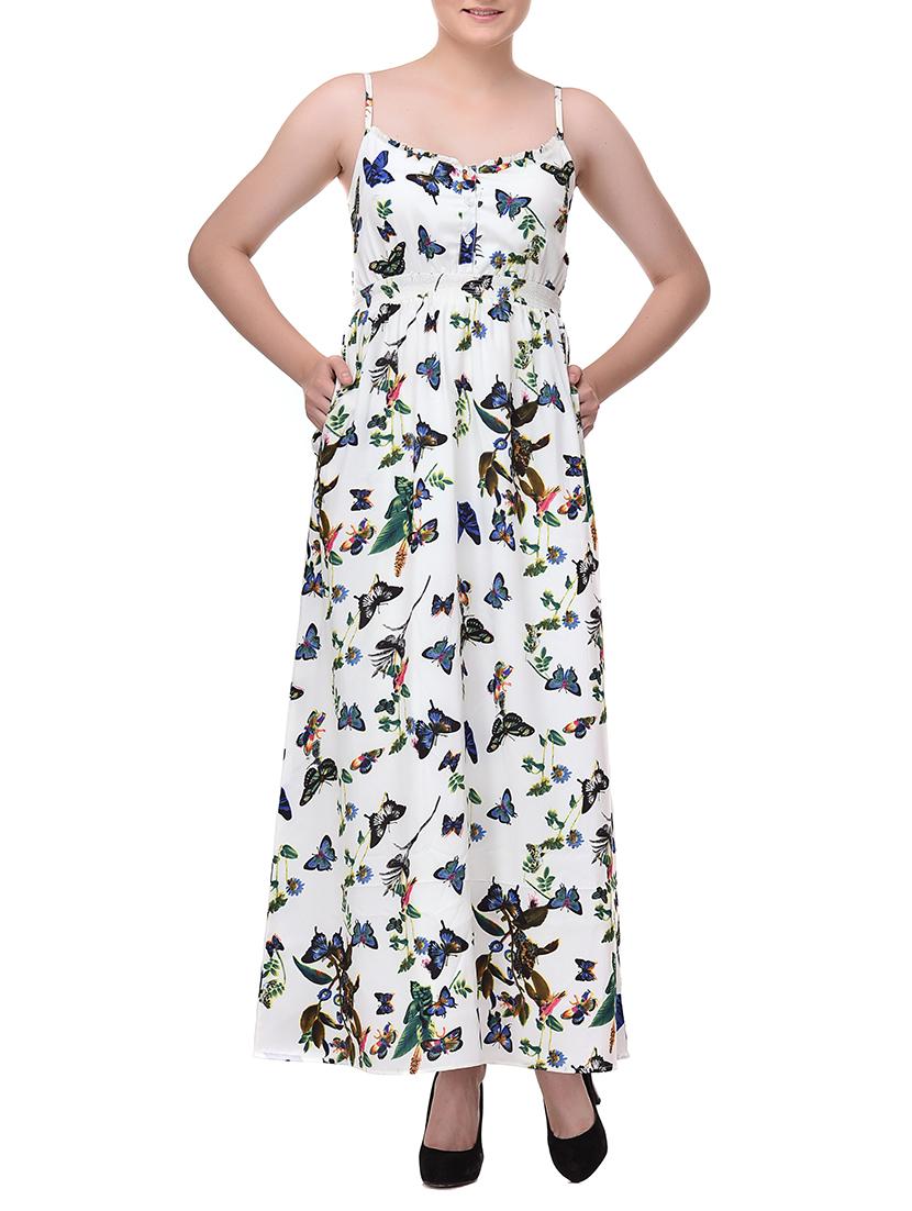 Butterfly Print Maxi Dress - 15400400 - Zoom Image - 1