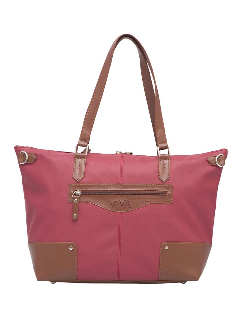 maroon leatherette (pu) regular sling bag - 15401374 - Zoom Image - 2