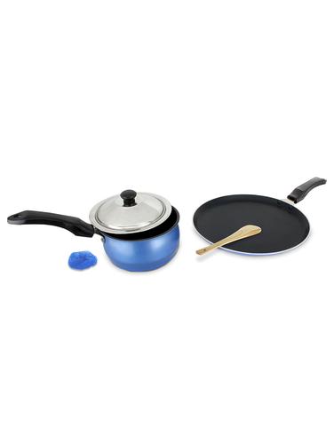 3PC NON STICK INDUCTION COOKWARE SET - 15401449 - Very Small Image - 1