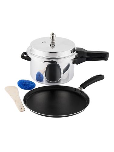 5.0 liter induction base pressure cooker and 260 mm non stick in - 15401497 - Very Small Image - 1