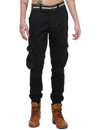 black cotton joggers - 15402493 - Very Small Image - 1
