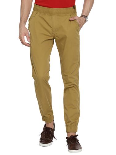 beige cotton joggers - 15402544 - Very Small Image - 1