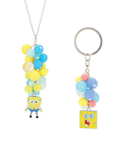 multi plastic necklace set jewellery - 15405915 - Standard Image - 1