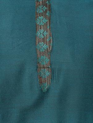asymmetric tassels kurta - 15406198 - Standard Image - 4