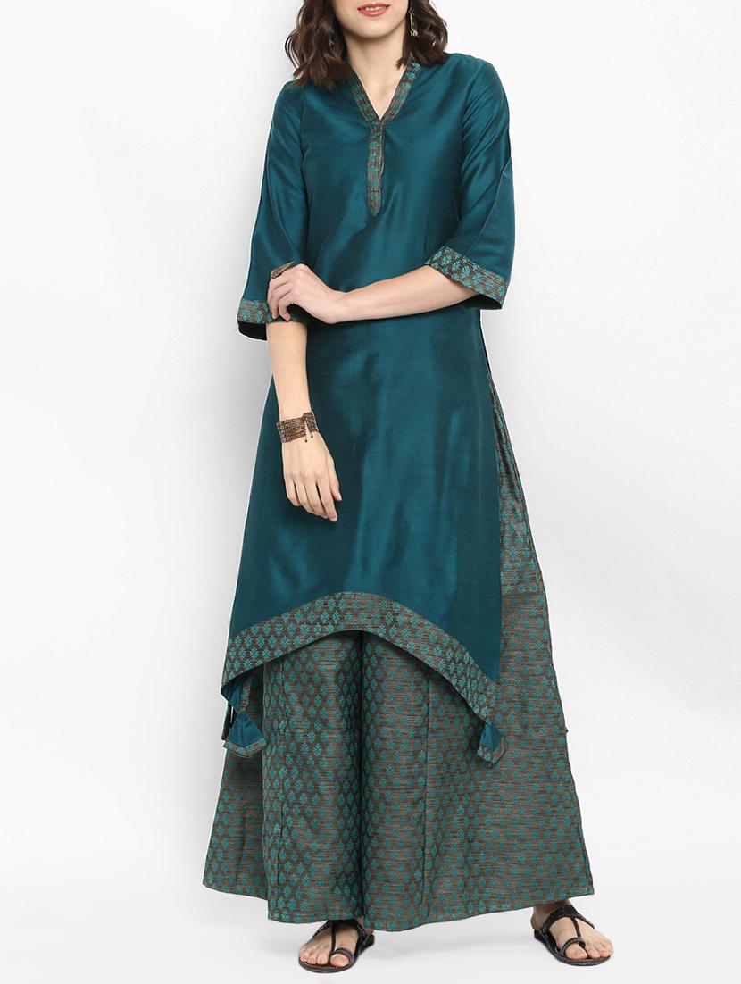 asymmetric tassels kurta - 15406198 - Zoom Image - 1
