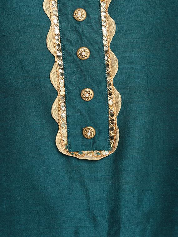 a-line gotta work bell sleeves kurta - 15406227 - Zoom Image - 4