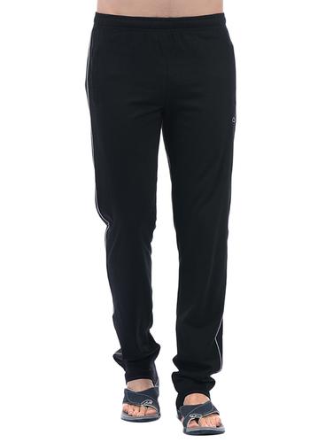 black cotton full length track pant - 15406487 - Very Small Image - 1