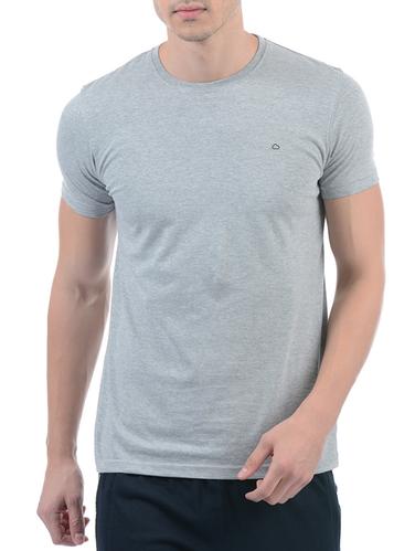 grey cotton blend t-shirt - 15406586 - Very Small Image - 1