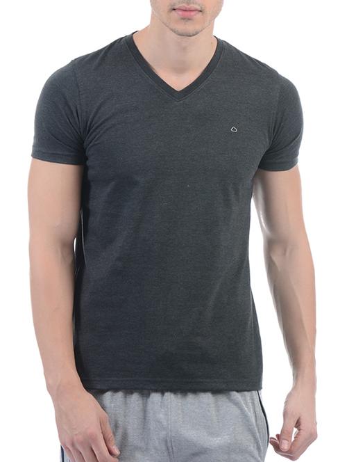 grey cotton blend t-shirt - 15406592 - Standard Image - 1