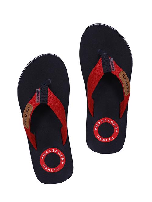 black Fabric toe separator flip flops - 15409993 - Standard Image - 1