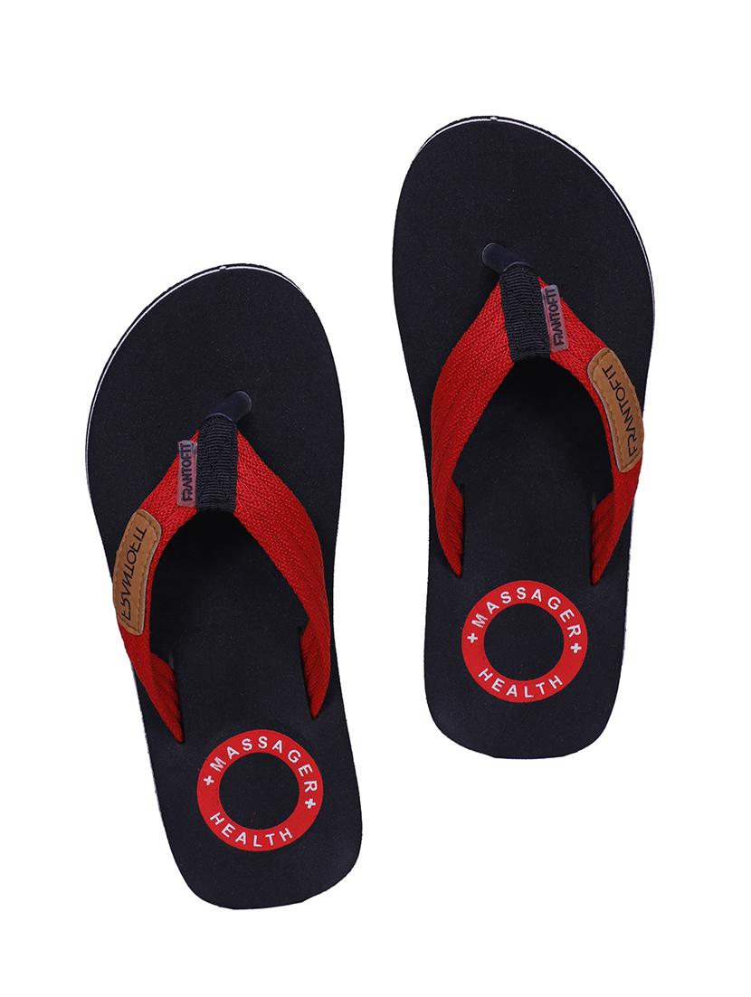 black Fabric toe separator flip flops - 15409993 - Zoom Image - 1