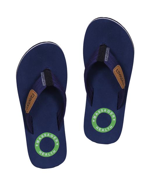 navy toe separator flip flops - 15409995 - Standard Image - 1