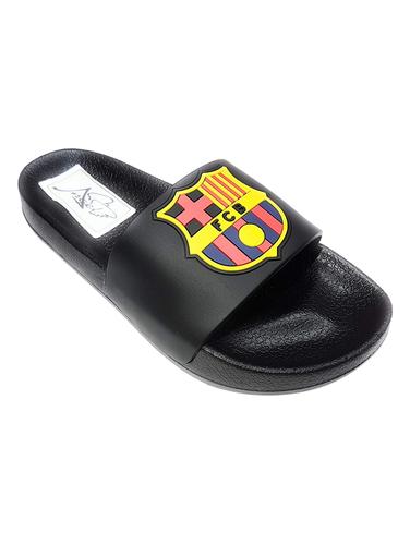 black Rubber slip on flip flops - 15410100 - Very Small Image - 1