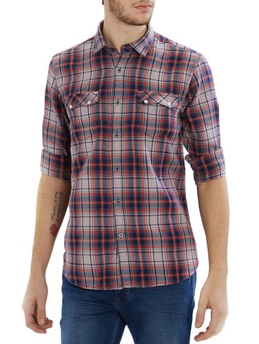 multi colored cotton casual shirt - 15410290 - Very Small Image - 1