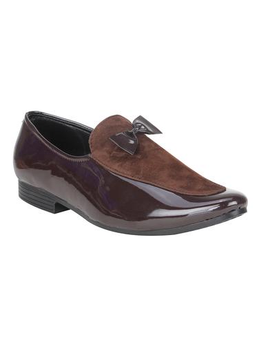 brown Patent Leather slip ons - 15410472 - Very Small Image - 1