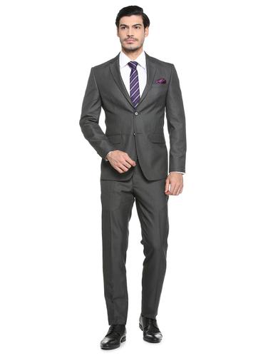 grey polyester blend suit - 15410744 - Very Small Image - 1