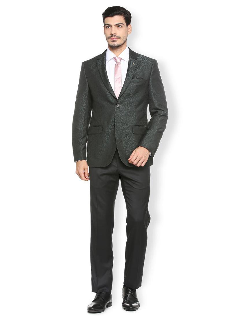 green terry rayon single breasted suit - 15410763 - Zoom Image - 1