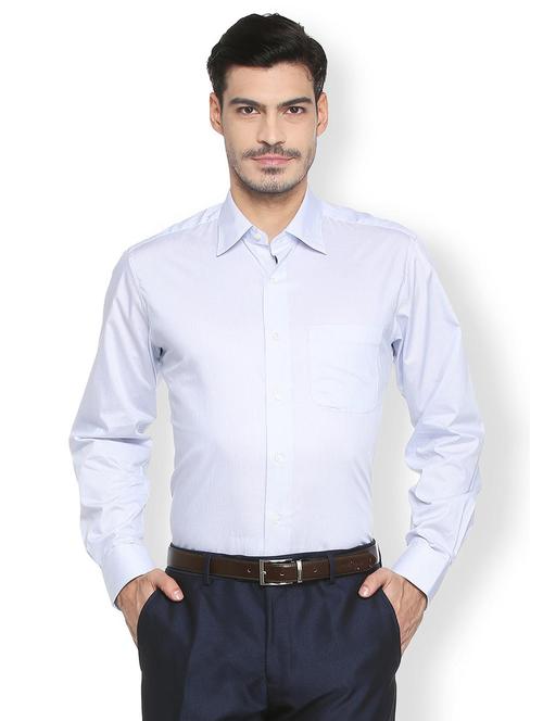 white cotton formal shirt - 15410908 - Standard Image - 1