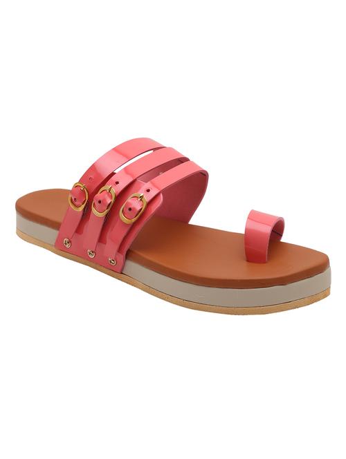 pink one toe wedges - 15411241 - Very Small Image - 1