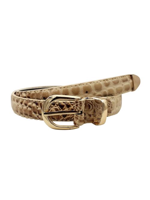 beige leatherette (pu belt - 15411501 - Standard Image - 1