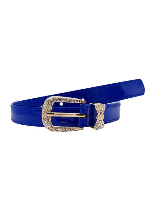 blue leatherette (pu belt - 15411511 - Standard Image - 1