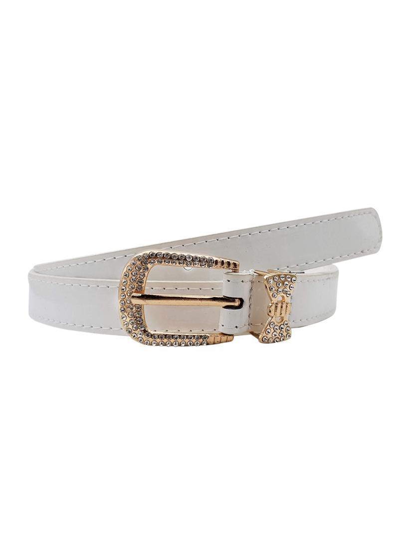 white leatherette (pu belt - 15411517 - Zoom Image - 1