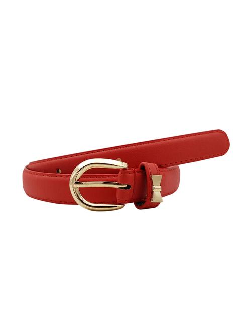 red leatherette (pu belt - 15411519 - Standard Image - 1